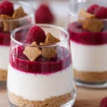 Spekulatius Dessert mit Himbeeren – Nachtisch zu Weihnachten