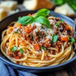 Bolognese-Sauce, einfaches Rezept