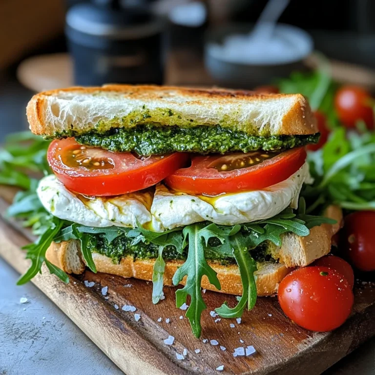 Burrata-Sandwich in 10 Minuten
