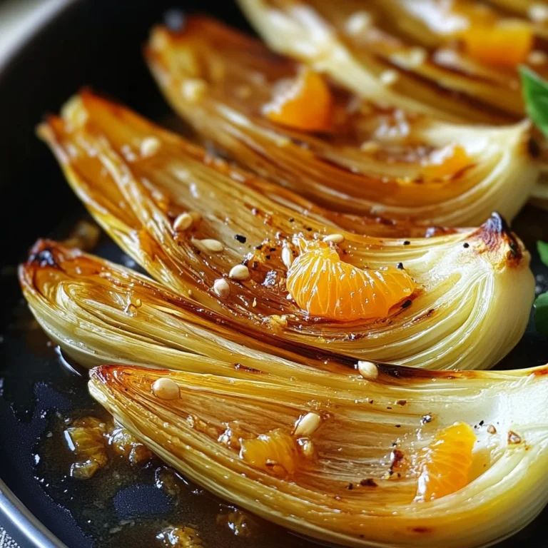 Chicorée gebraten mit Orange und Honig