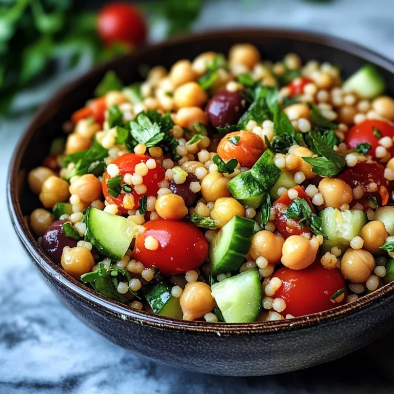 Couscous-Salat mit Kichererbsen