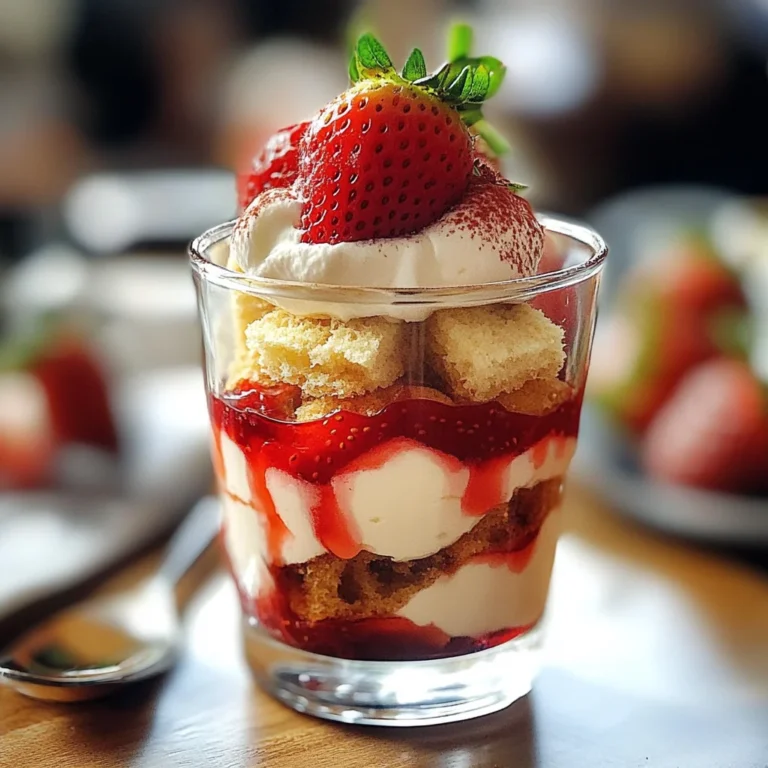 Erdbeer-Tiramisu im Glas