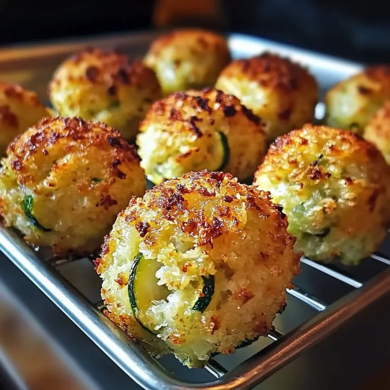 Boulettes de Courgettes au Four