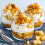 Bratapfel-Dessert im Glas