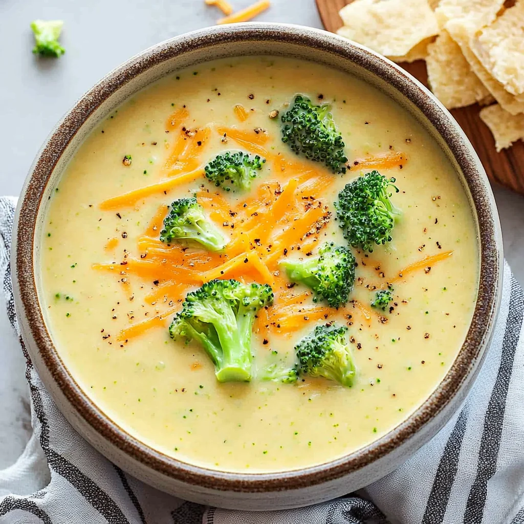 Brokkoli-Cheddar-Suppe