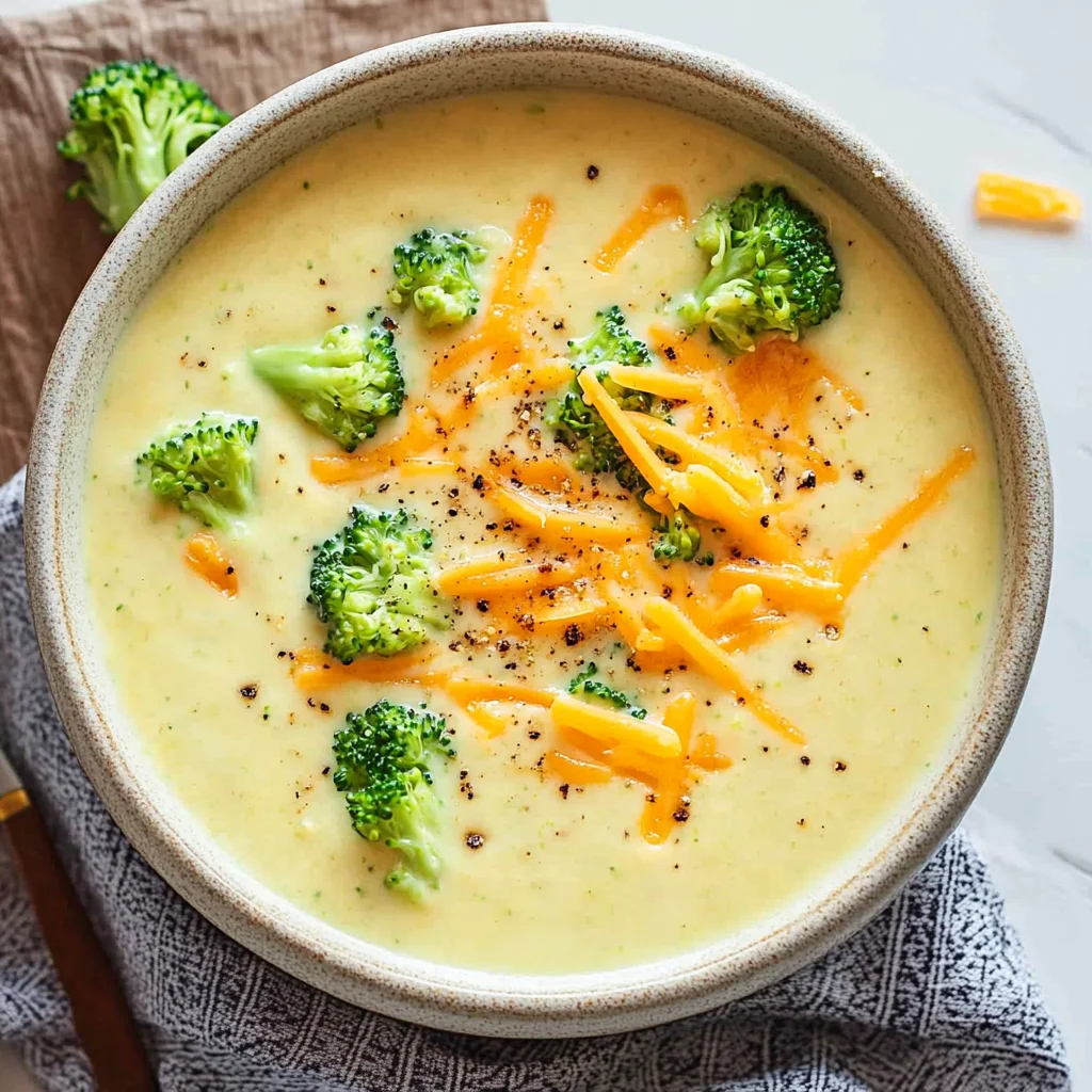 Brokkoli-Cheddar-Suppe