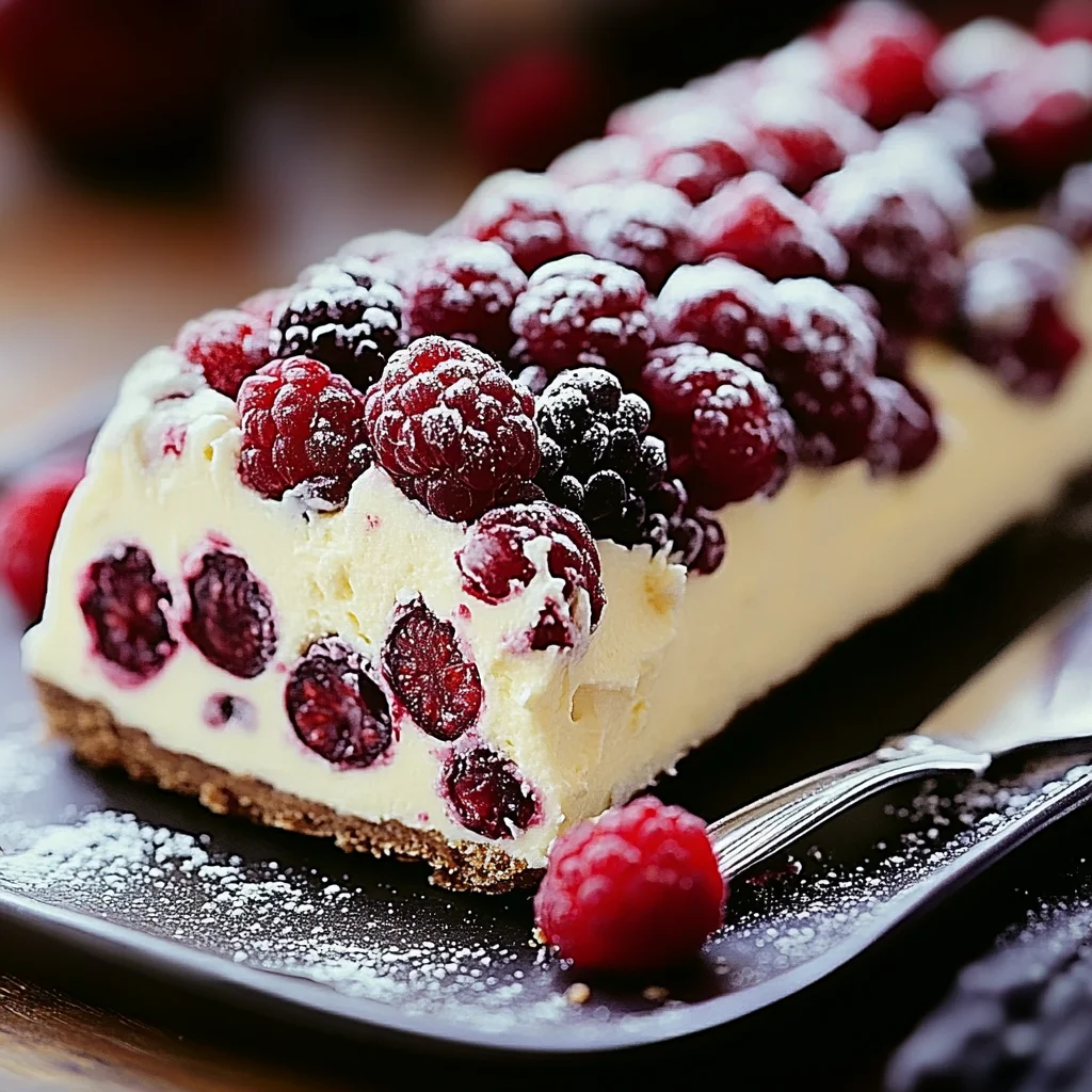Bûche de Noël au Mascarpone, Chocolat Blanc et Framboises