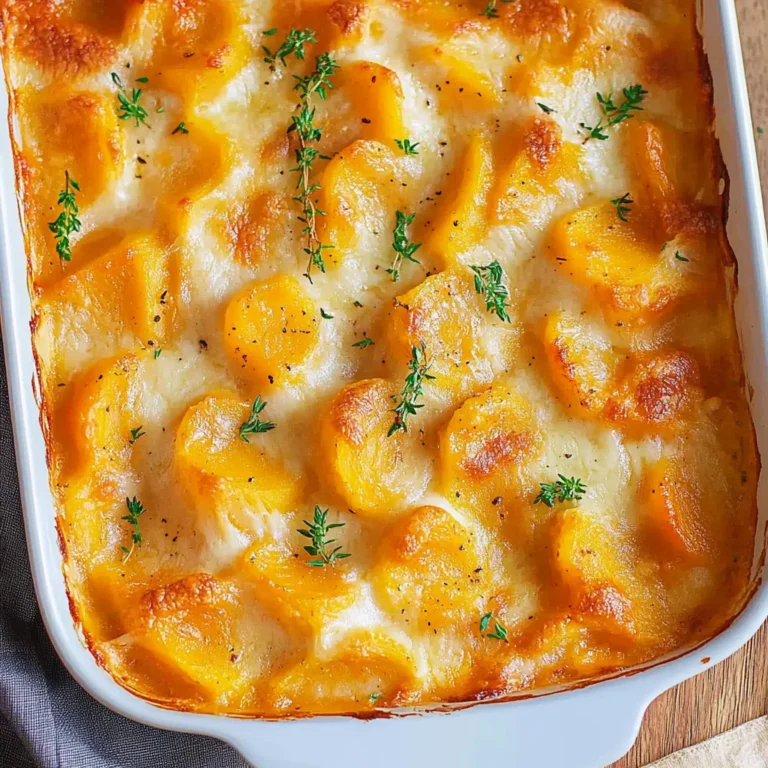 Butternut-Kürbis-Auflauf mit Gnocchi