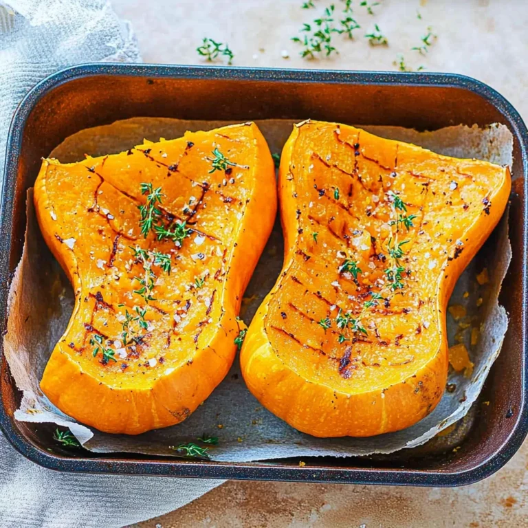 Butternut-Kürbis aus dem Ofen
