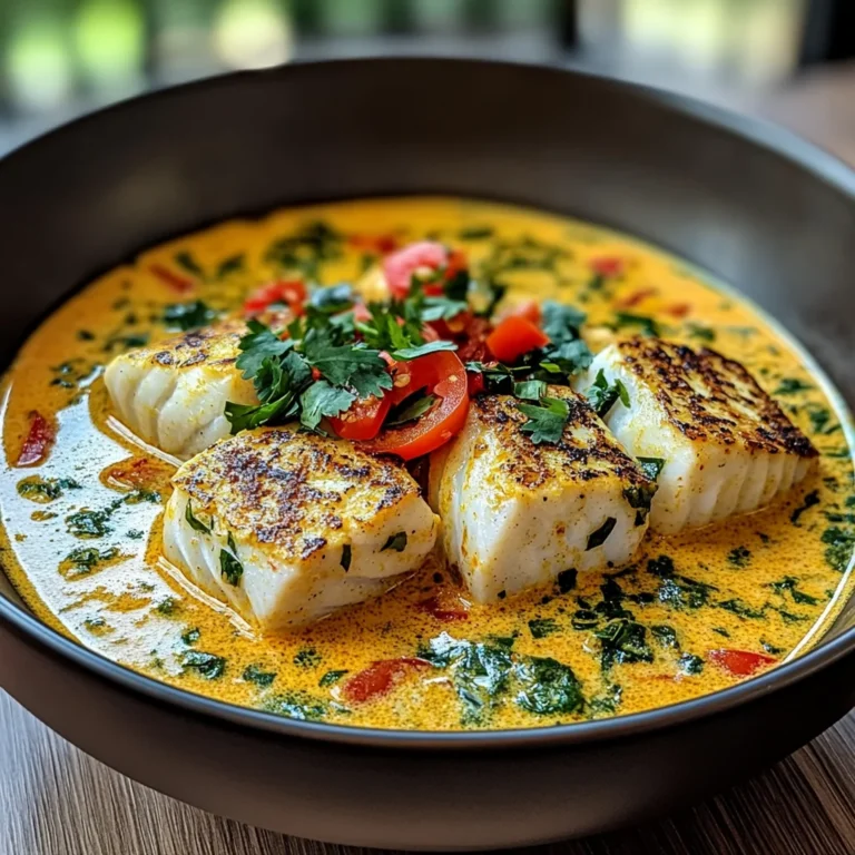 Curry de Poisson Blanc au Lait de Coco : Un Voyage Culinaire Exotique