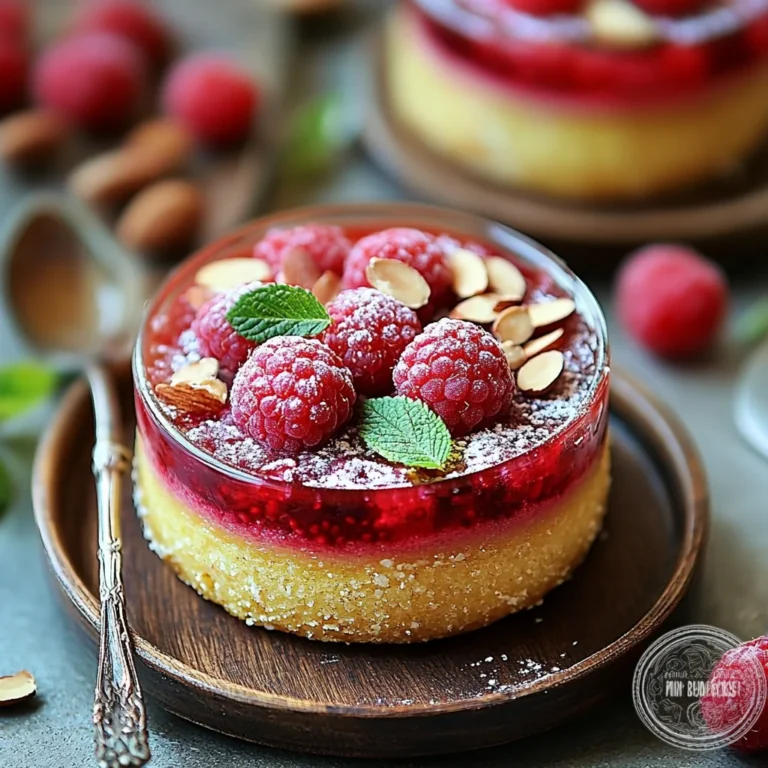 Fondant aux amandes et framboises : un délice fondant et fruité