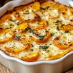 Gratin de Patates Douces, Épinards et Feta