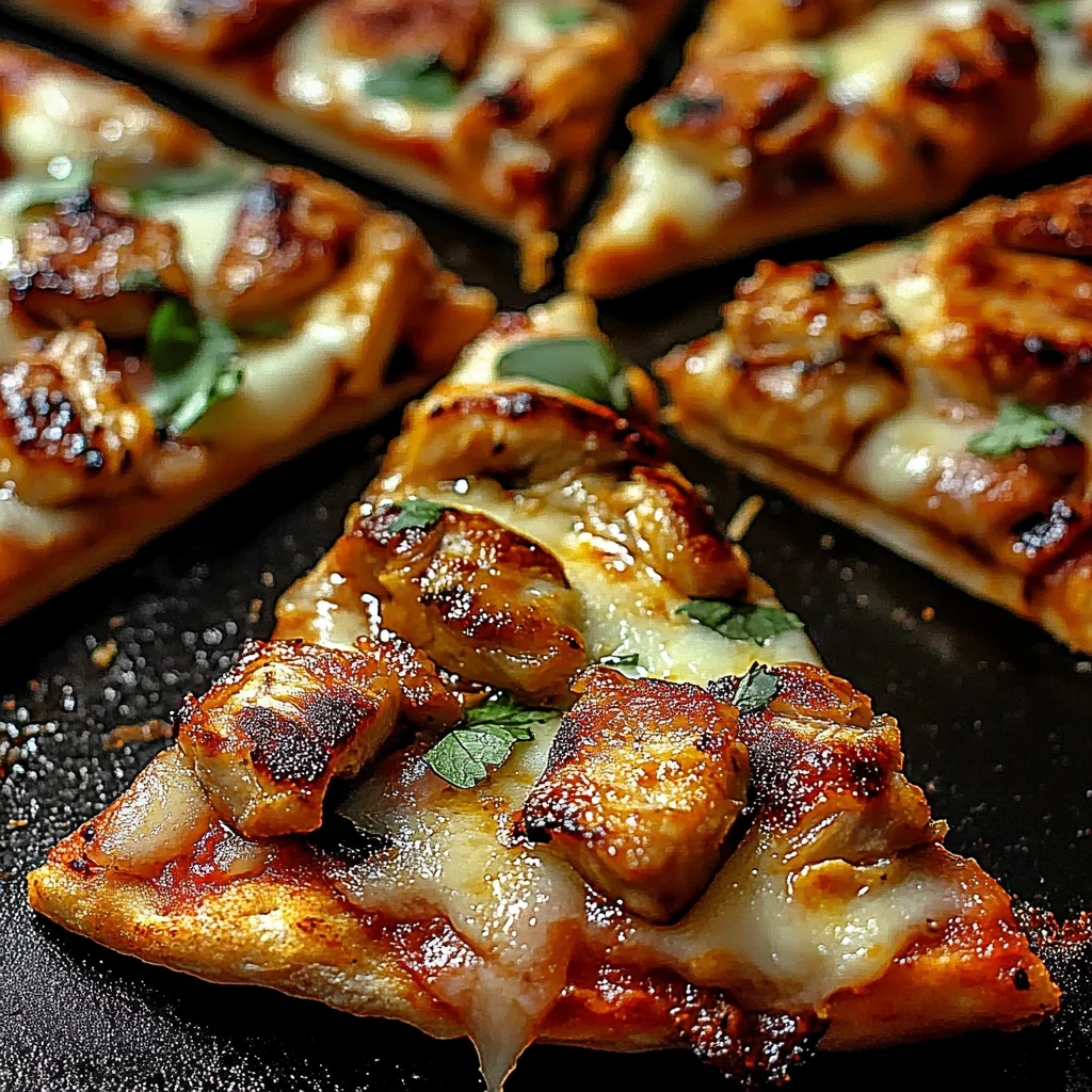 Grillhähnchen-Pizza