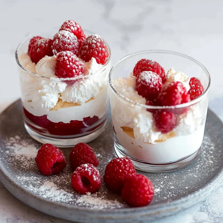 Himbeertraum - mit Baiser