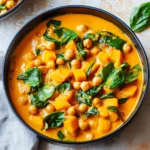 Kürbis-Kichererbsen-Curry