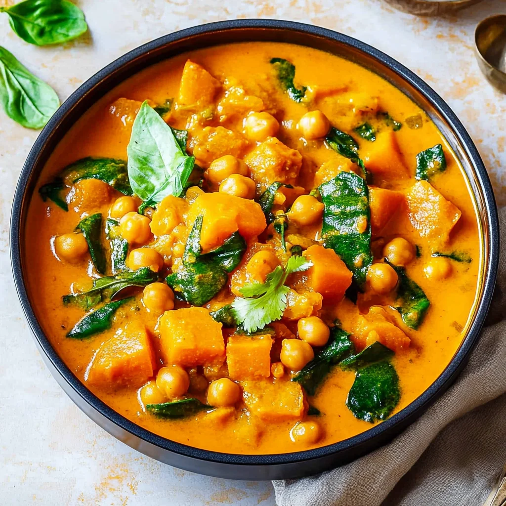 Kürbis-Kichererbsen-Curry