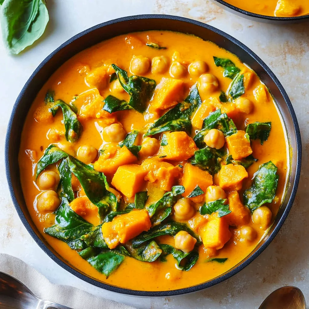 Kürbis-Kichererbsen-Curry