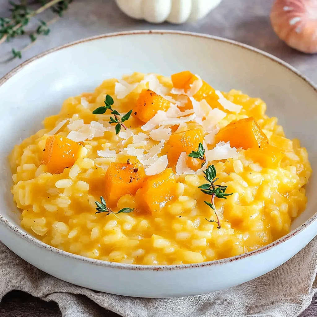 Kürbisrisotto