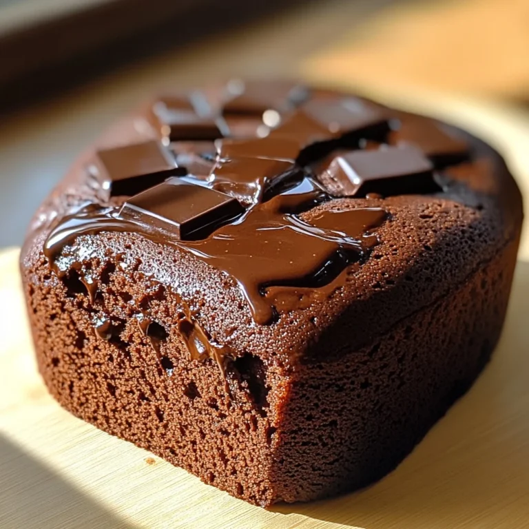 Quatre-Quarts au Chocolat Moelleux et Fondant