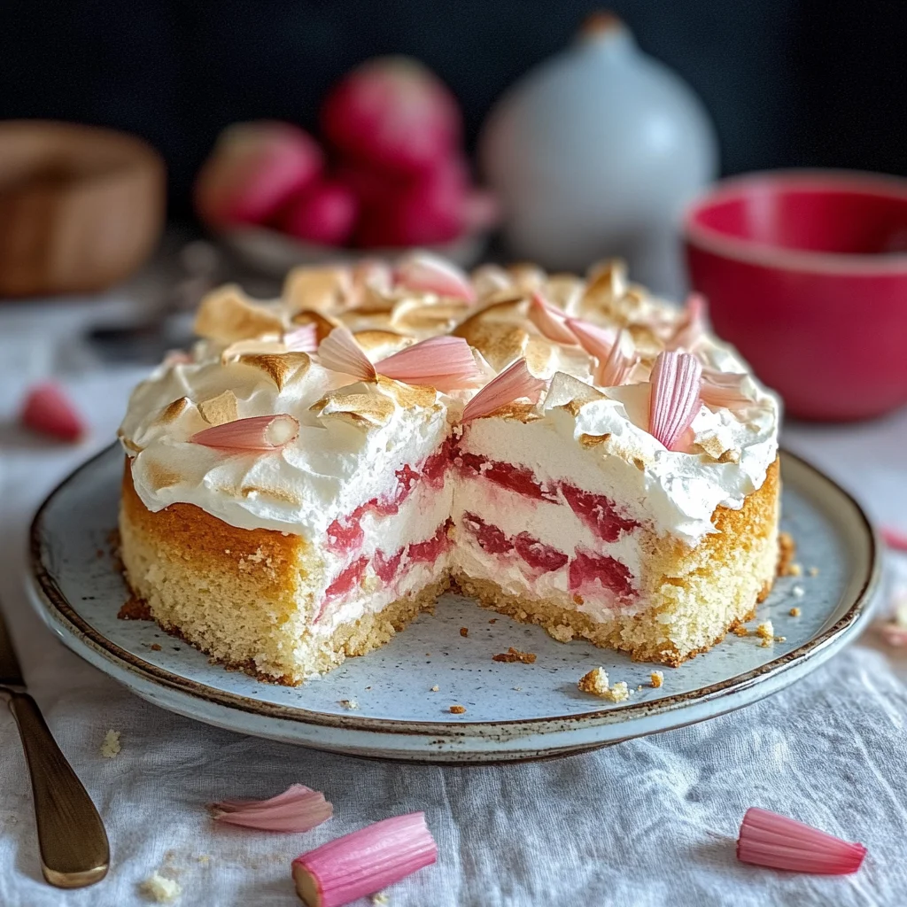 Rhabarber-Baiser-Kuchen