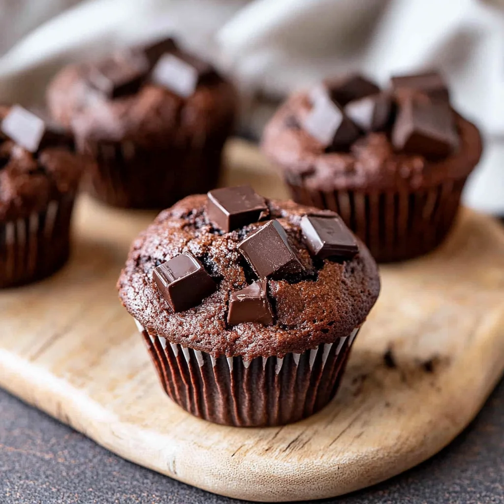 Saftige Schokomuffins mit Öl