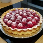 Tarte aux framboises comme chez le pâtissier