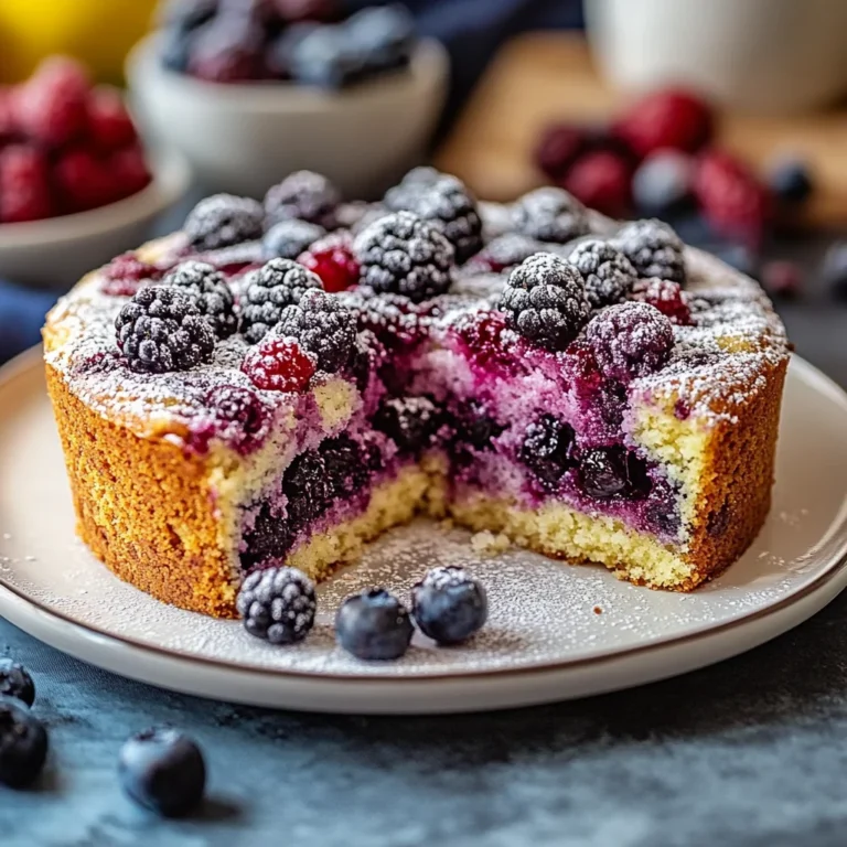 Veganer Beerenkuchen