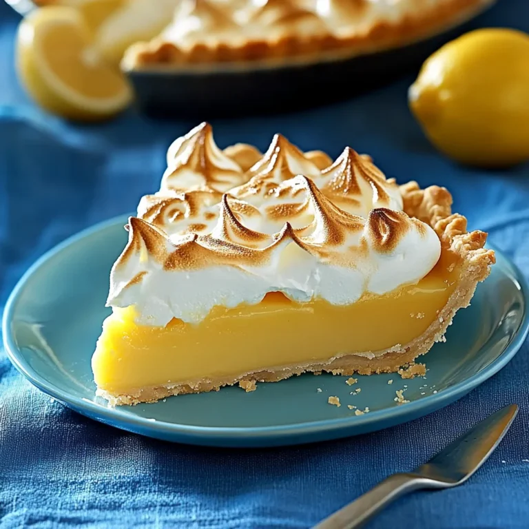 Zitronen-Baiser-Torte