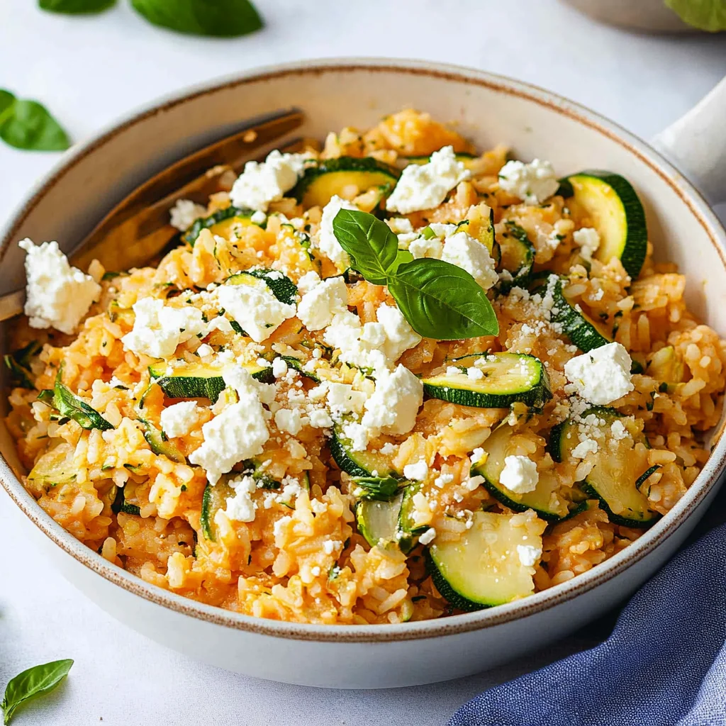 Zucchini-Reis-Pfanne