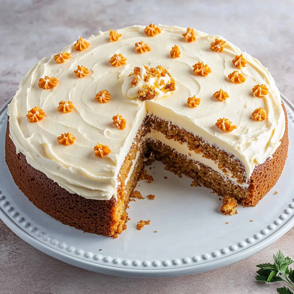 Karottenkuchen mit Frischkäse-Frosting