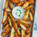 Knusprige Kartoffelspalten im Ofen