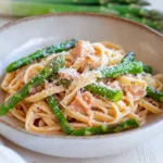 Pasta mit grünem Spargel