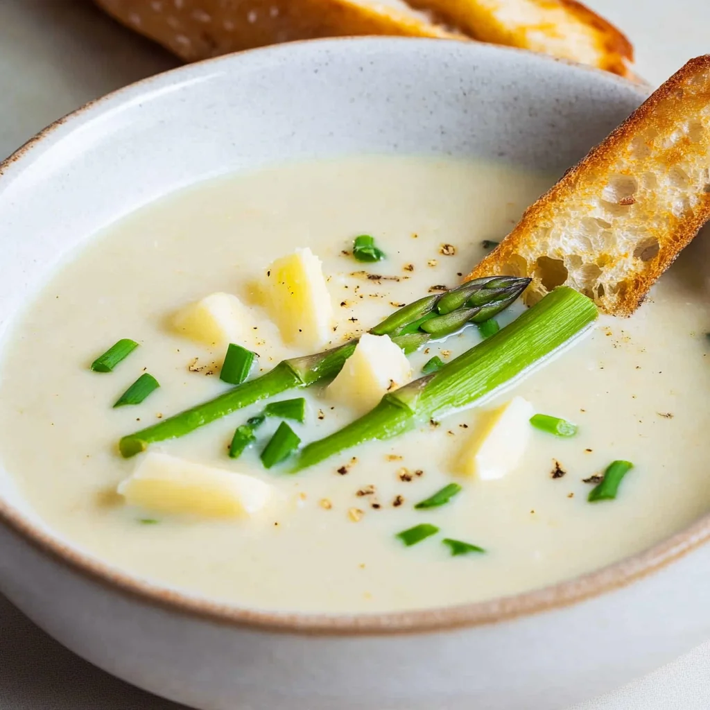Spargelcremesuppe - einfach & wie von Oma